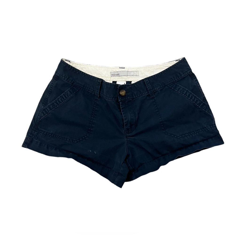 Navy cotton shorts
